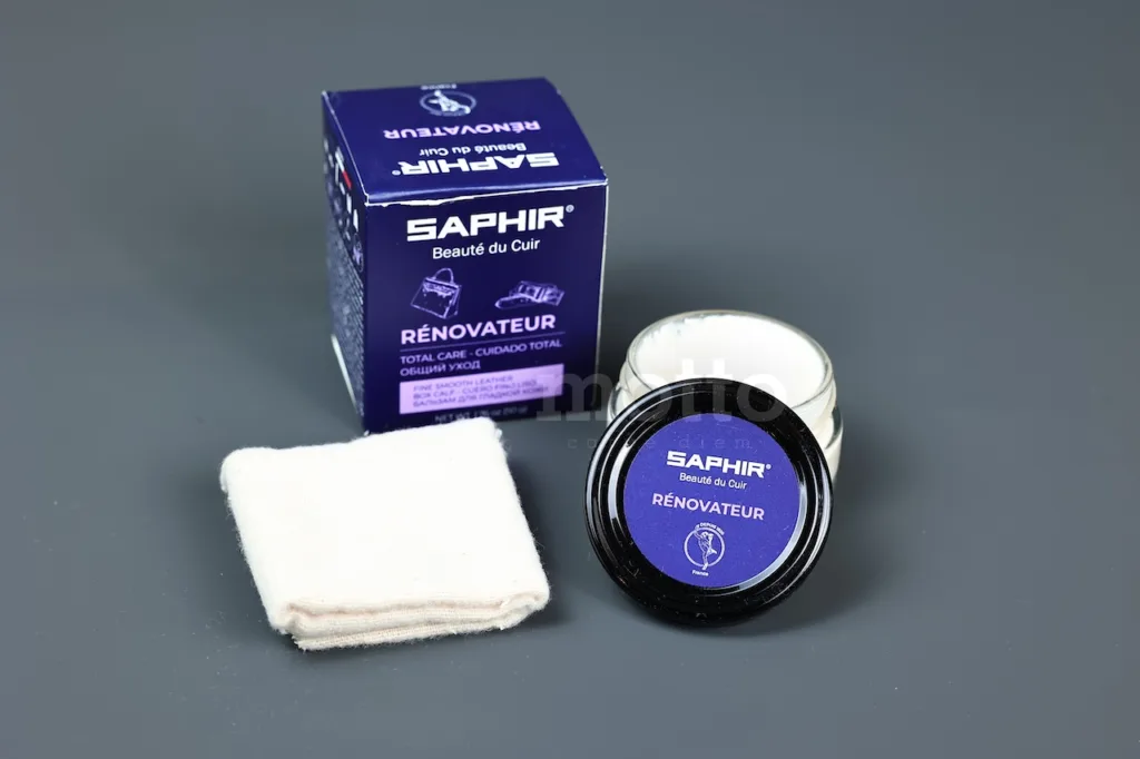 Saphir 全面護理皮革軟膏 50g（附清潔絨布）（法國製造）