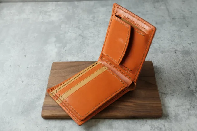 Bifold Wallet (6cds | 1p | snap button coins bag) - workshop