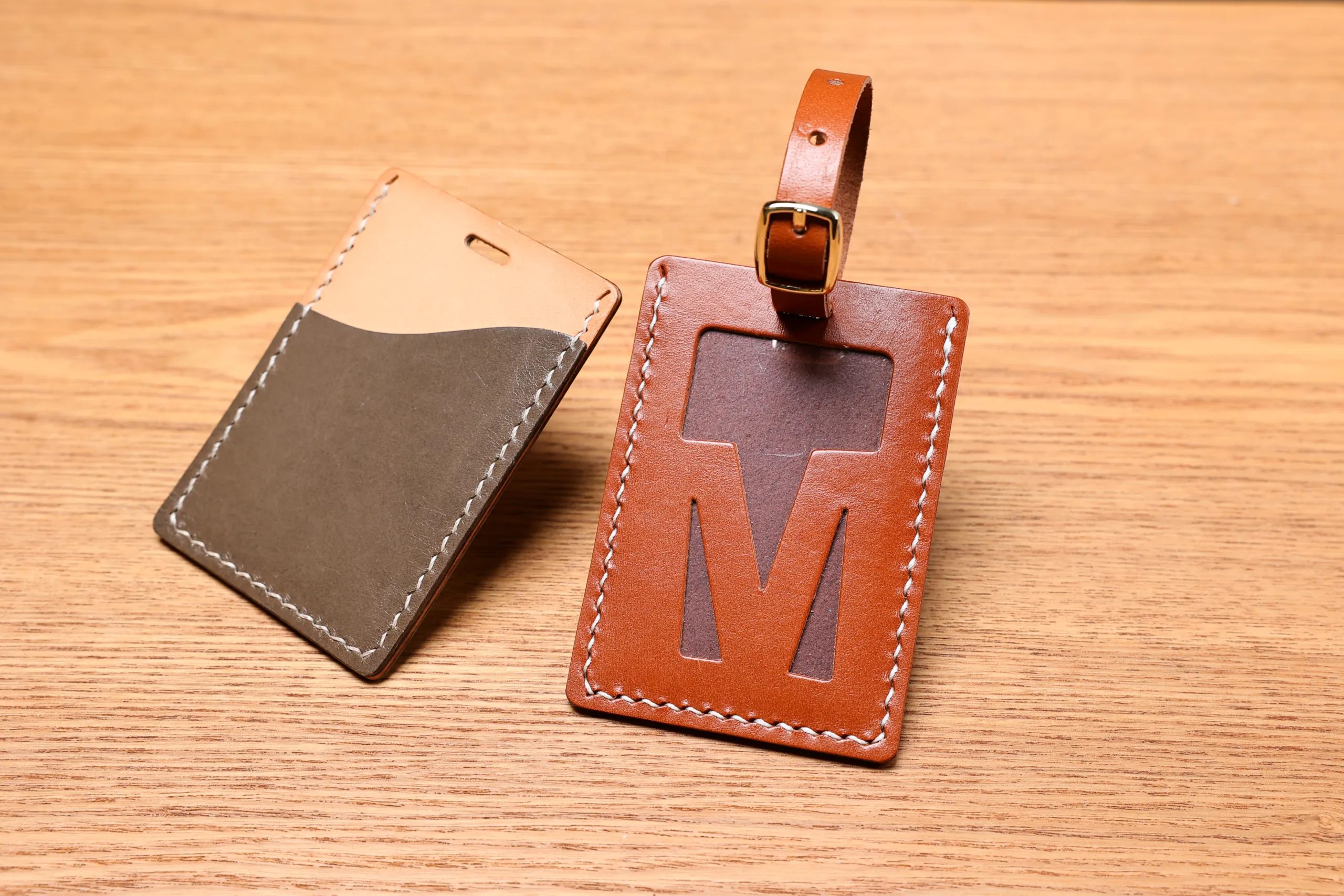 Luggage Tag 皮革字母行李牌 (直向) A-Z - finished-item