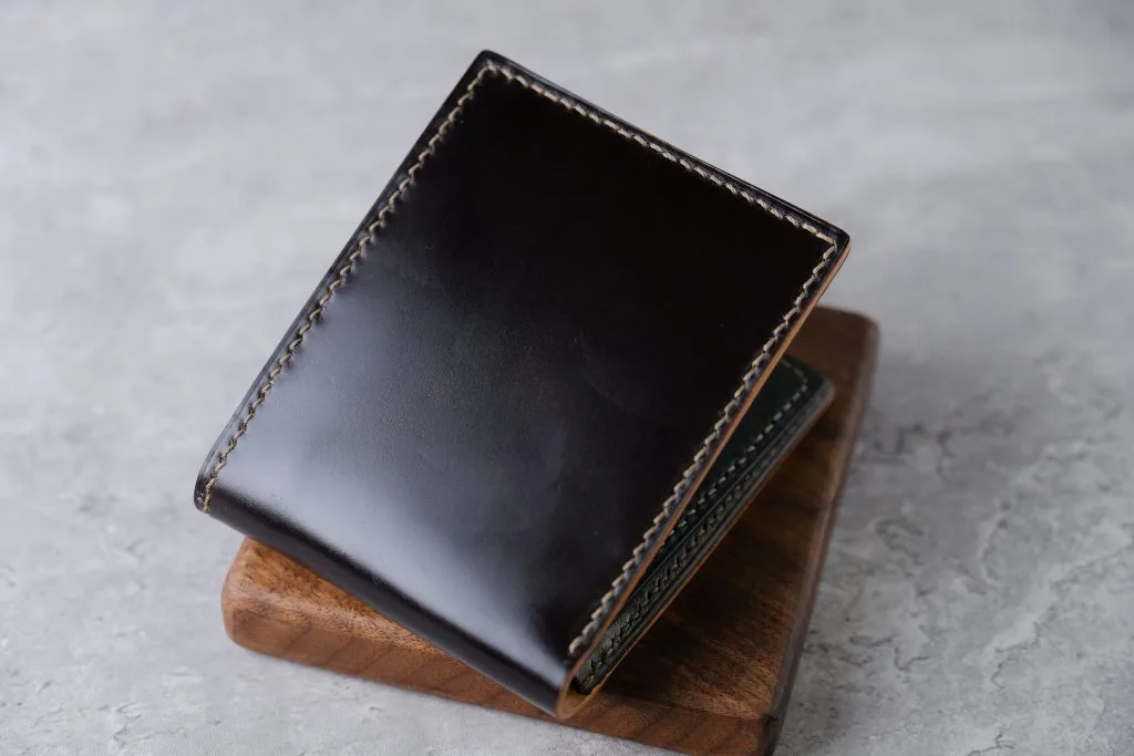 [日本新禧馬臀皮] 兩摺銀包（6卡 | 1相 | 拉鏈零錢位） - finished-item