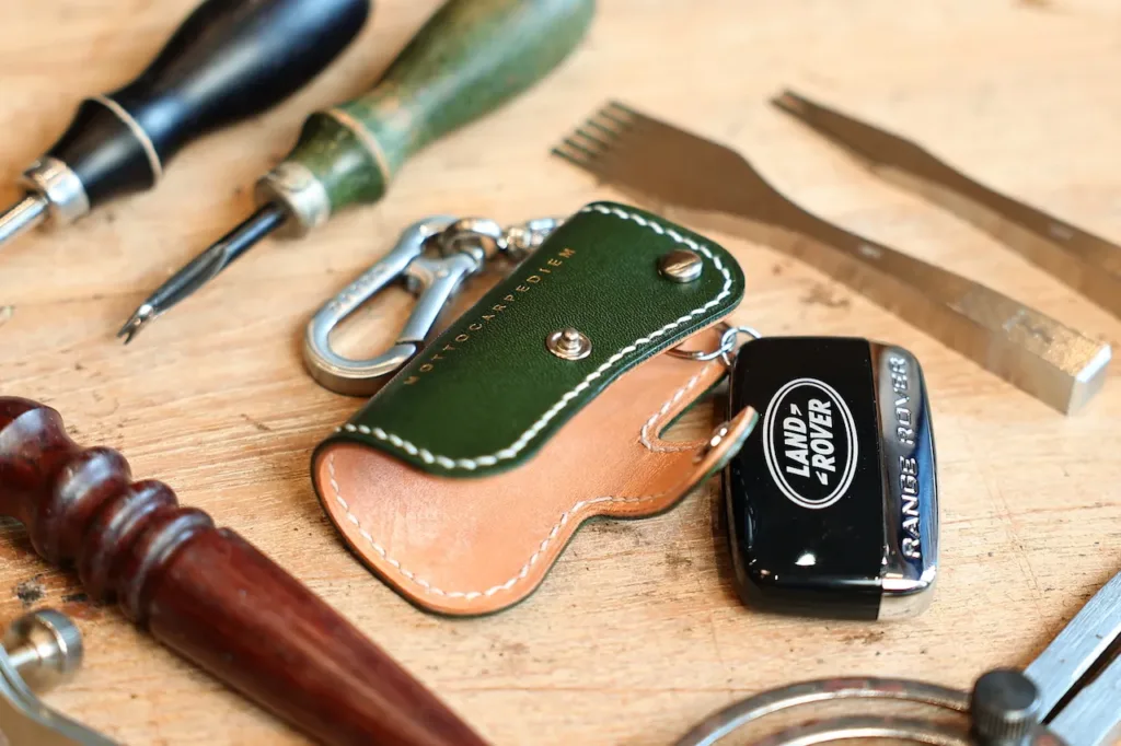 Cocoon 雙色車匙套 [Land Rover Range Rover / Defender 配色]（完成品） - workshop