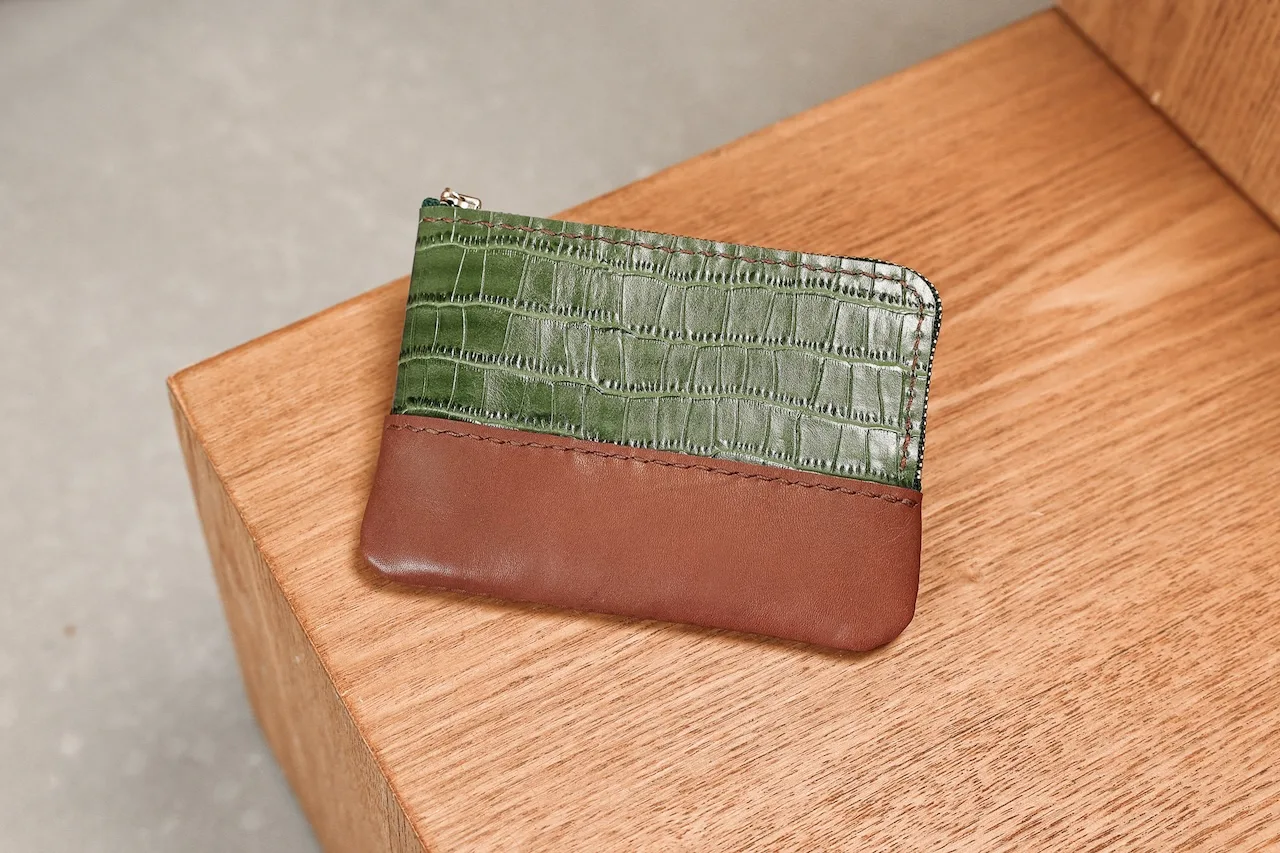 Two Tone Zipper Bag - finished-item