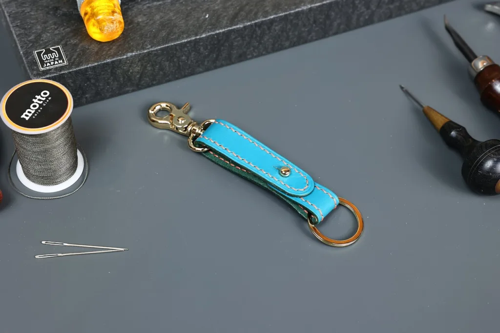 Ring Key Strap (with stitching) (1 piece) - workshop