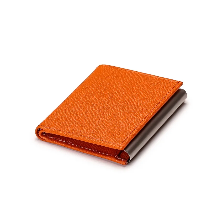 EDGE - G fold Ultra Slim Wallet - Vibrant Tangerine【Preorder】